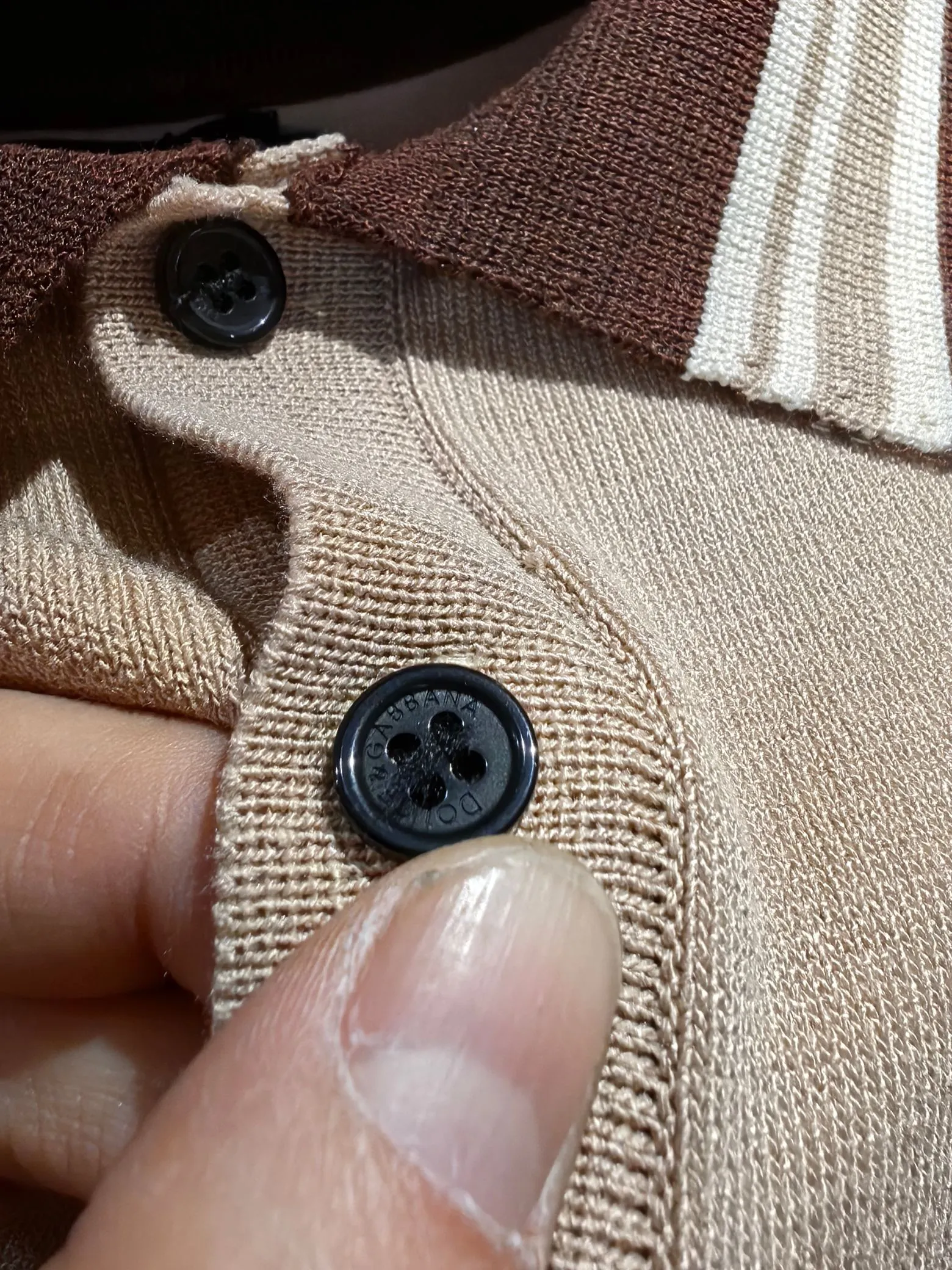 𝘿𝙊𝙇𝘾𝙀 & 𝙂𝘼𝘽𝘽𝘼𝙉𝘼 New Arrival polo DG logo 14 Khaki Breathable Khaki Sizes 46 48 50 52